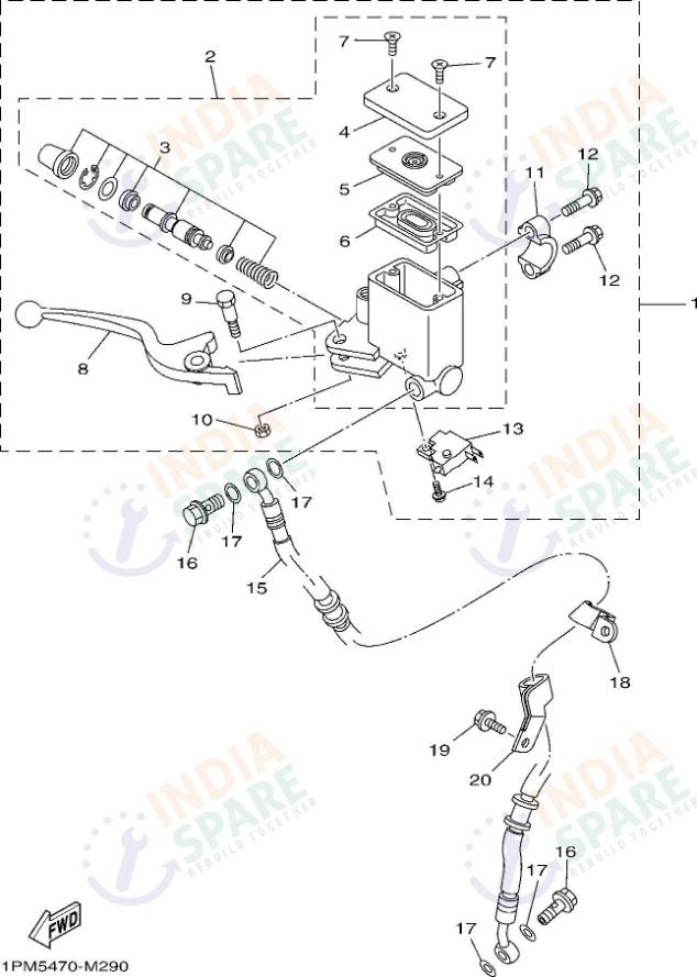FRONT MASTER CYLINDER